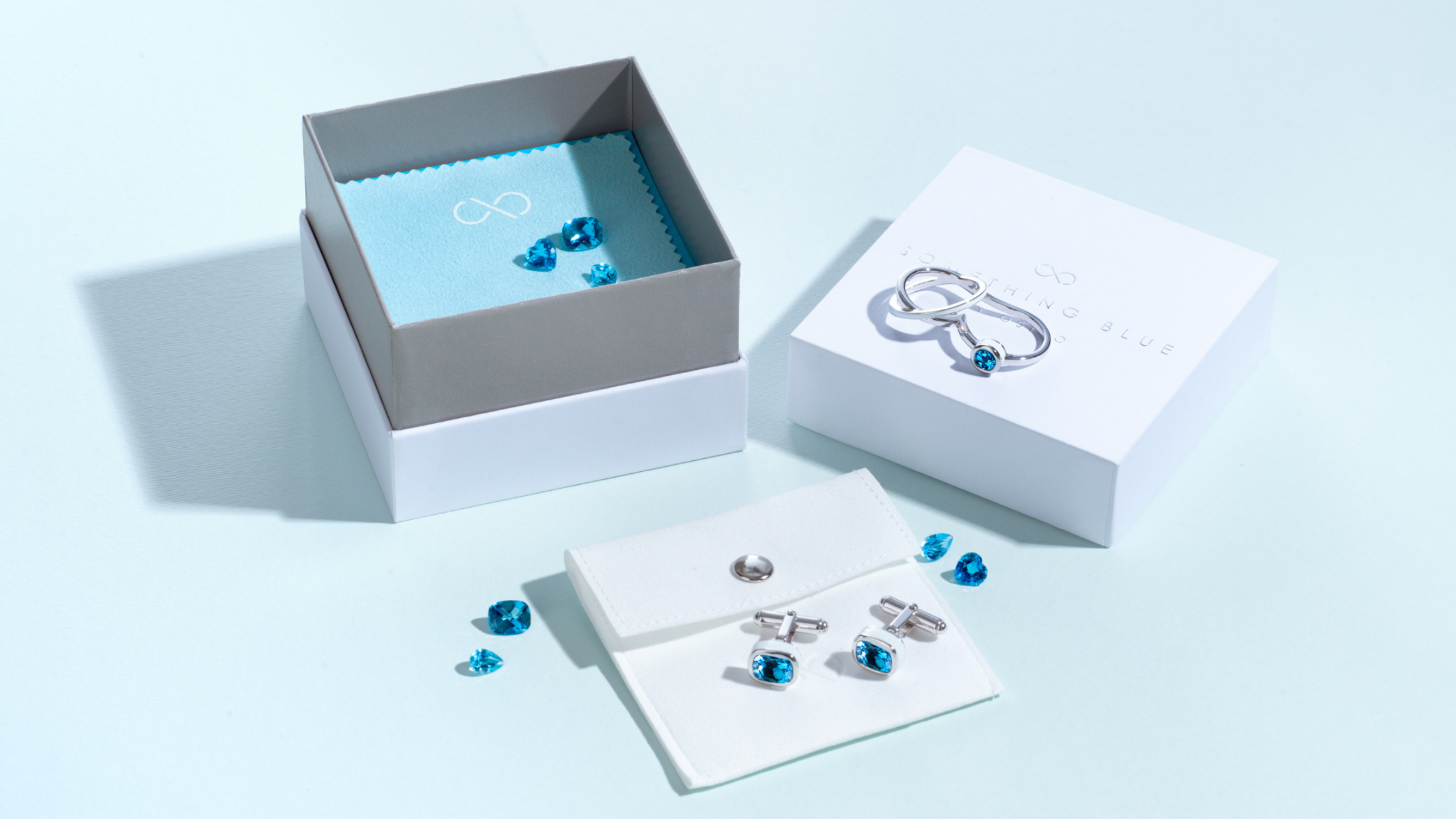 Christmas Gift Guide – Share the sparkle of Ostro blue topaz jewellery.